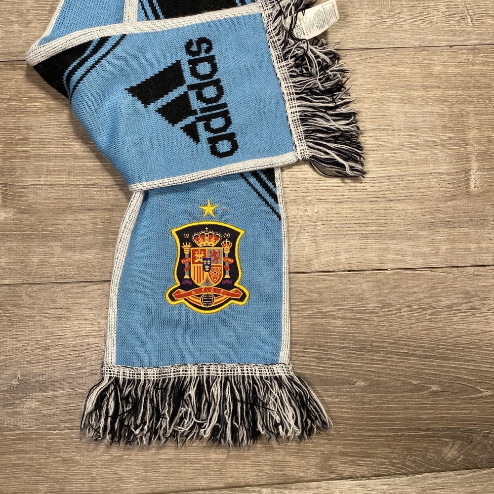 Spain Scarf Campeones De Europa 1964 2008 Blue Soccer Football‎ Adidas España - Picture 3 of 6